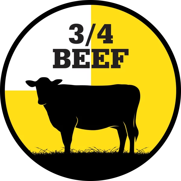 3/4 Beef