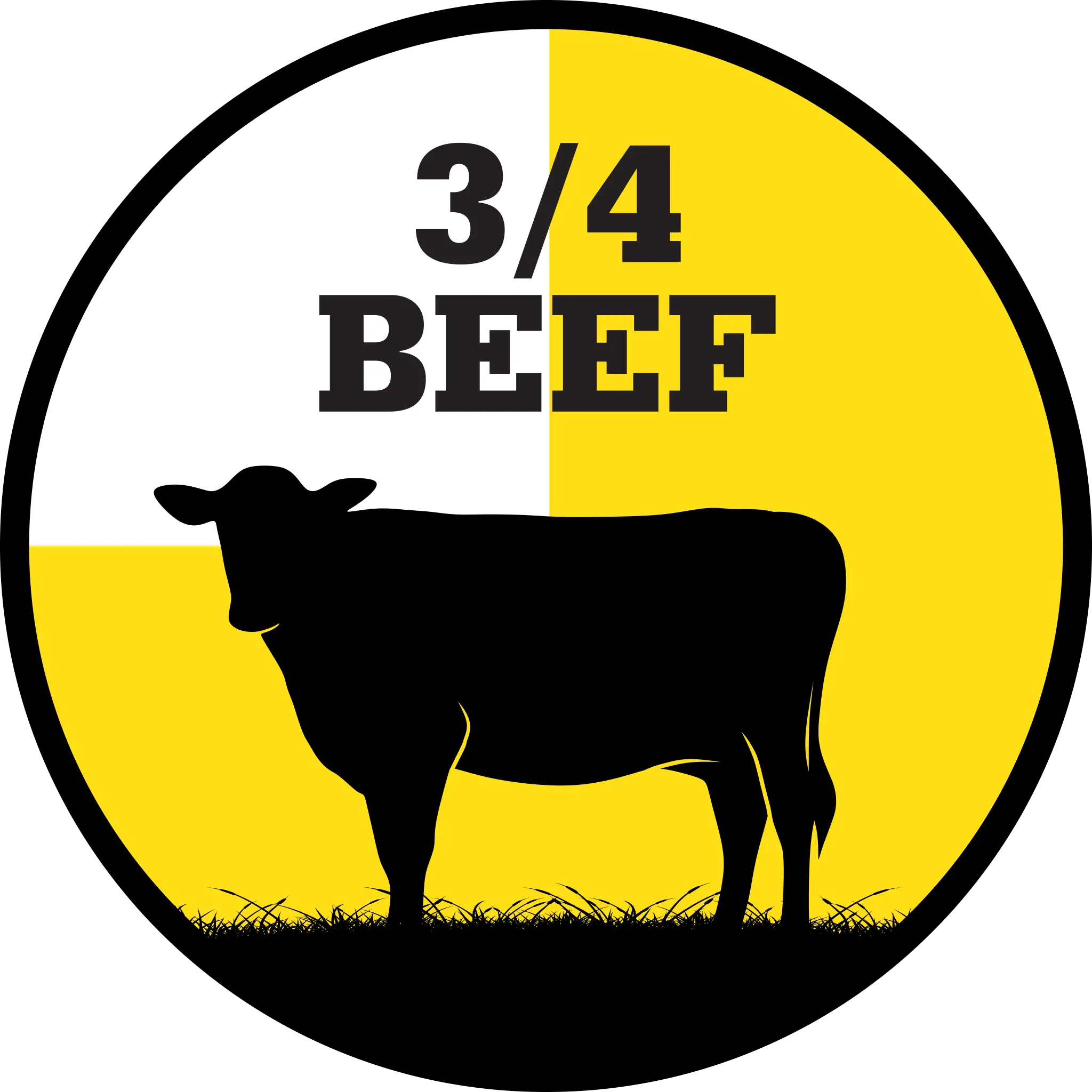 3/4 Beef